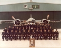 First squadron photo. Taken at change of command from LCol. R. Hughes to LCol. R. Laidler.